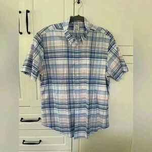 Brooks brothers polo, button-down, collared size large non-iron 100% s cotton